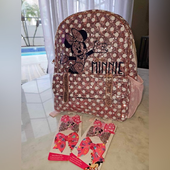 Minnie Mouse Backpack NWT - Picture 1 of 12